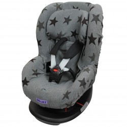 CAR SEAT COVER GR 1 DOOKY GRAY STARS