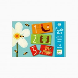PUZZLE DUO NUMBERS DJECO 3A+