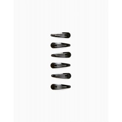 PACK 6 BABY AND GIRL HAIRS, BLACK