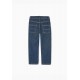 COTTON JEANS FOR BOYS 'STRAIGHT FIT', DARK BLUE