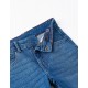 STRAIGHT FIT JEANS FOR BOYS, BLUE