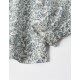FLORAL COTTON BLOUSE FOR GIRLS, GREY/WHITE