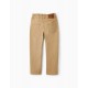 PAPERBAG TWILL PANTS FOR GIRLS, BEIGE