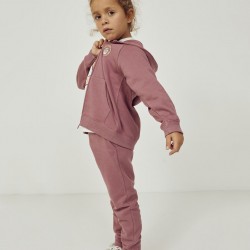 TRACKSUIT FOR GIRLS 'STAY PAWSITIVE', PINK