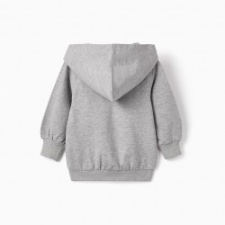 HOODIE FOR BABY GIRL 'MINNIE', GRAY