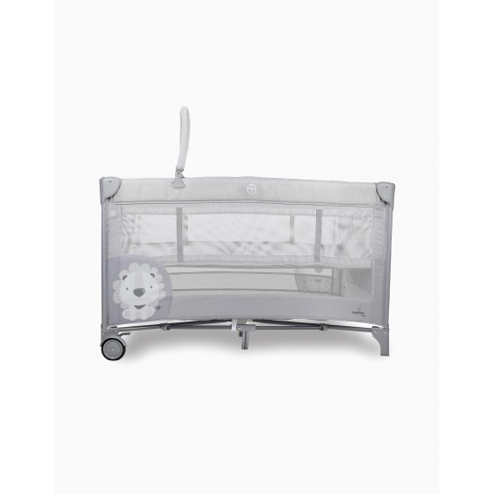 DUO BABY LION GRAY ASALVO TRAVEL BED