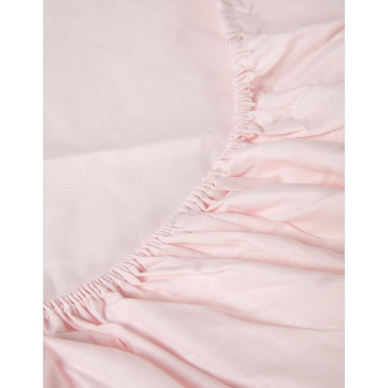 ADJUSTABLE SHEET FOR BED 120X60CM PINK INTERBABY