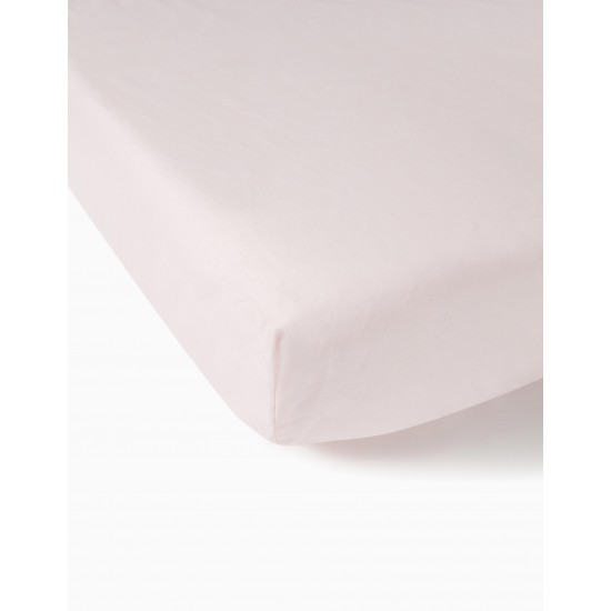 ADJUSTABLE SHEET FOR BED 120X60CM PINK INTERBABY