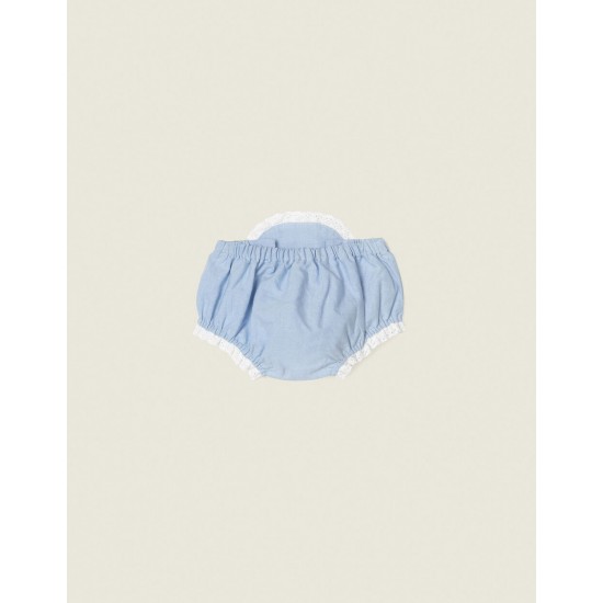 Newborn Shorts, Blue