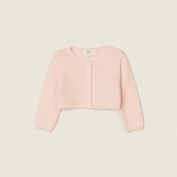 Bolero Jacket For Newborn, Pink