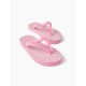 Girl's 'Waves' Flip Flops, Pink