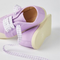 GIRL'S FABRIC SLIPPERS 'ZY DELICIOUS', LILAC
