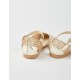 Ballerinas With Sparkles For Baby Girl, Gold