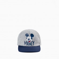 COTTON CAP FOR BOYS 'MICKEY', GREY/DARK BLUE