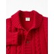 KNITTED JACKET FOR BOYS 'B&S', RED