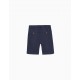 CHINESE COTTON SHORTS FOR BOYS, DARK BLUE