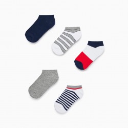 PACK 5 PAIRS OF SOCKS FOR BOY, MULTICOLOR