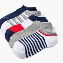 PACK 5 PAIRS OF SOCKS FOR BOY, MULTICOLOR