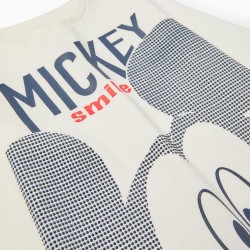 LONG SLEEVE T-SHIRT IN COTTON FOR 'HAPPY MICKEY' BOY, BLUE