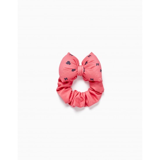 ELASTIC SCRUNCHIE FOR BABY AND GIRL 'MINNIE', PINK