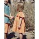 COTTON DRESS WITH SMOCK FROWN FOR BABY GIRL, ORANGE