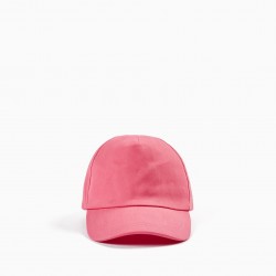 COTTON CAP FOR GIRL, PINK