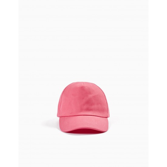 COTTON CAP FOR GIRL, PINK