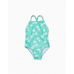 BABY SWIMSUIT 'PISCES', WATER GREEN