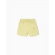 SWIMSUIT SHORT UV PROTECTION 80 FOR BABY CHILD, YELLOW