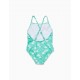 SWIMSUIT FOR GIRL 'PISCES', WATER GREEN