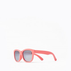 FLEXIBLE SUNGLASSES WITH UV PROTECTION FOR GIRL, CORAL