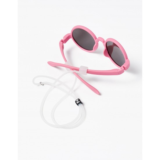 FLEXIBLE SUNGLASSES WITH UV PROTECTION FOR GIRL, PINK