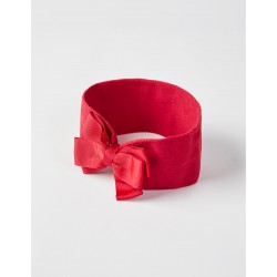 WIDE HAIR TAPE FOR BABY AND GIRL, RED