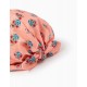 COTTON TURBAN FOR BABY GIRLS AND GIRLS, PINK