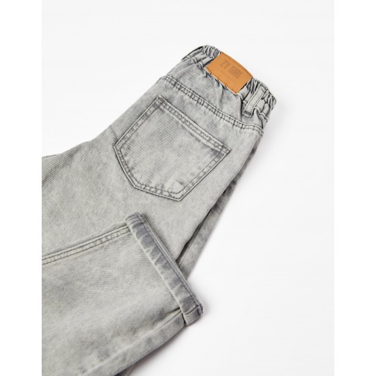 JEANS FOR GIRLS 'MOM FIT', GREY