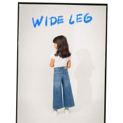 DENIM FOR GIRLS 'WIDE LEG', BLUE