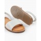LEATHER SANDALS FOR GIRL, WHITE