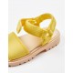 STRAPPY SANDALS FOR GIRL, YELLOW