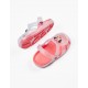 CLOGS SANDALS FOR GIRLS 'MINNIE ZY DELICIOUS', CORAL/SILVER
