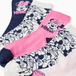 PACK 5 PAIRS OF SOCKS IN COTTON FOR GIRL 'MINNIE', MULTICOLOR