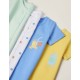 PACK 4 COTTON BODIES FOR NEWBORN 'FRUITS', MULTICOLORED