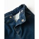 CARDED JEANS FOR BABY GIRL, BLUE
