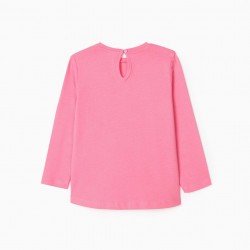 'BETTER TOGETHER' BABY GIRL LONG SLEEVE T-SHIRT, PINK