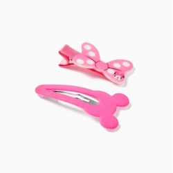 PACK 2 HOOKS FOR GIRL 'MINNIE', PINK
