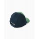 BICOLOR CAP FOR BABY AND BOY 'ZY', DARK BLUE/GREEN