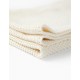  KNITTED BLANKET 75X90CM ZY BABY WHITE