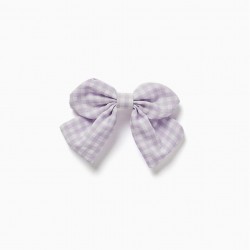 VICHY HAIR CLIP FOR BABY AND GIRL, LILAC