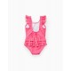 UPF 80 SWIMSUIT FOR BABY GIRLS 'MINNIE', PINK