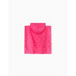    BATH PONCHO WITH HOOD FOR BABY GIRLS 'TURTLE', PINK