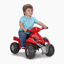 MOTORCYCLE 4 ELECTRIC QUAD RACY FEBER RED 6V